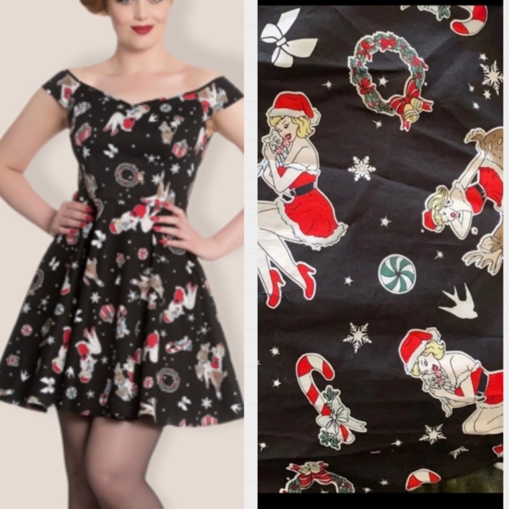 Hell Bunny Blitzen “Santa baby” dress